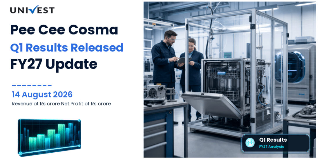 Pee Cee Cosma Q1 Results FY27: Revenue Rs 49 crore, Net Profit Rs 3 Crore