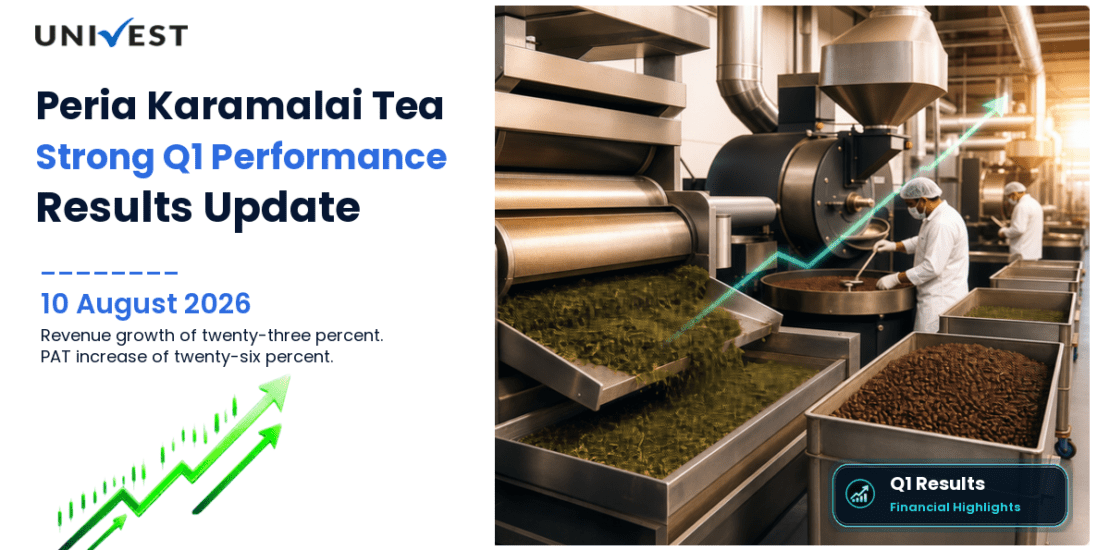 Peria Karamalai Tea Q1 FY27 Results: Revenue Rs 20 Cr, PAT Rs 9.00 Cr and Key Highlights