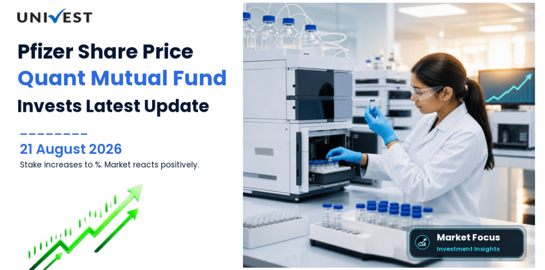 Pfizer Share Price in Focus: Quant Mutual Fund Buys 0.58% Stake for Rs 131.25 Crore at Rs 4,899.97 Per Share