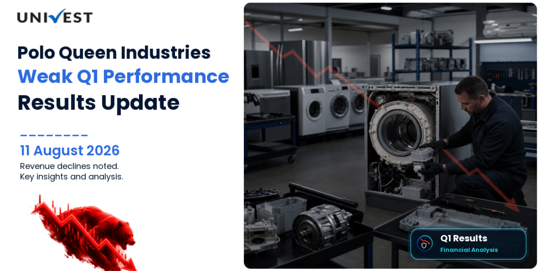 Polo Queen Industries Q1 FY27 Results: Revenue Rs 11 Cr, PAT Rs 0.43 Cr and Key Highlights