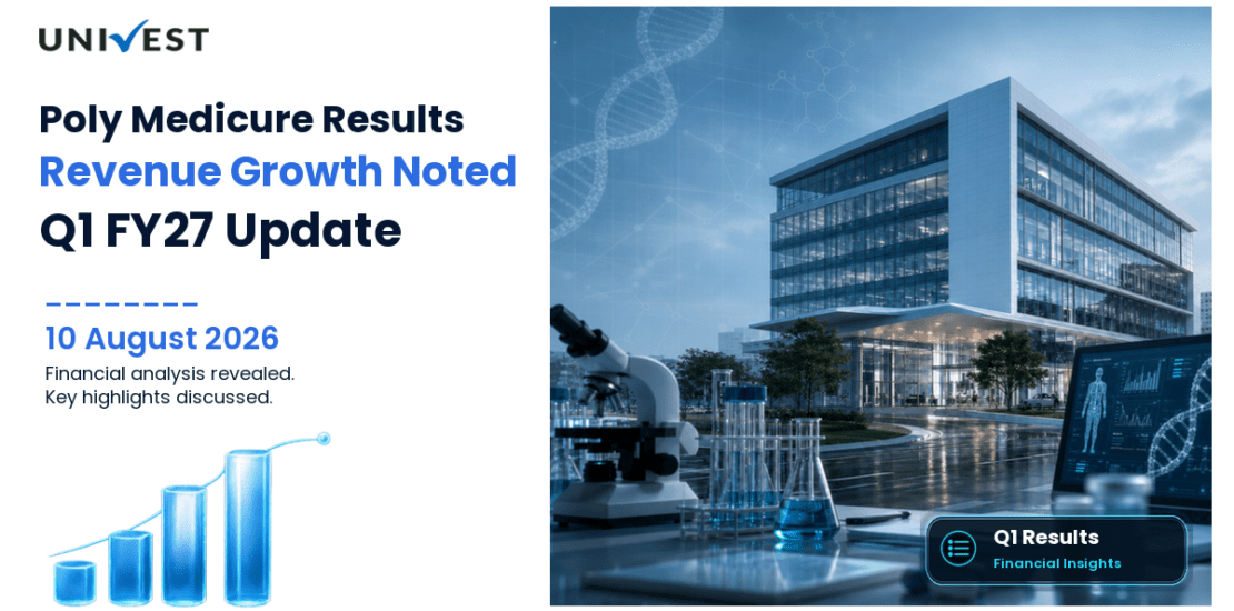 Poly Medicure Q1 FY27 Results: Revenue Rs 525 Cr, PAT Rs 83 Cr and Key Highlights
