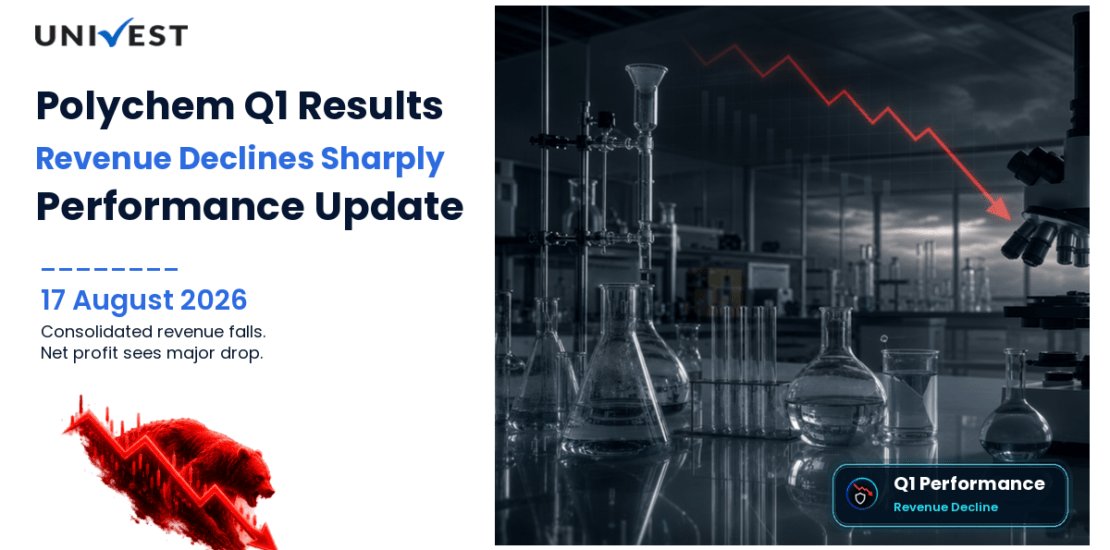 Polychem Q1 FY27 Results: Revenue Falls to Rs 12 Crore, PAT Pat 71 Lakh