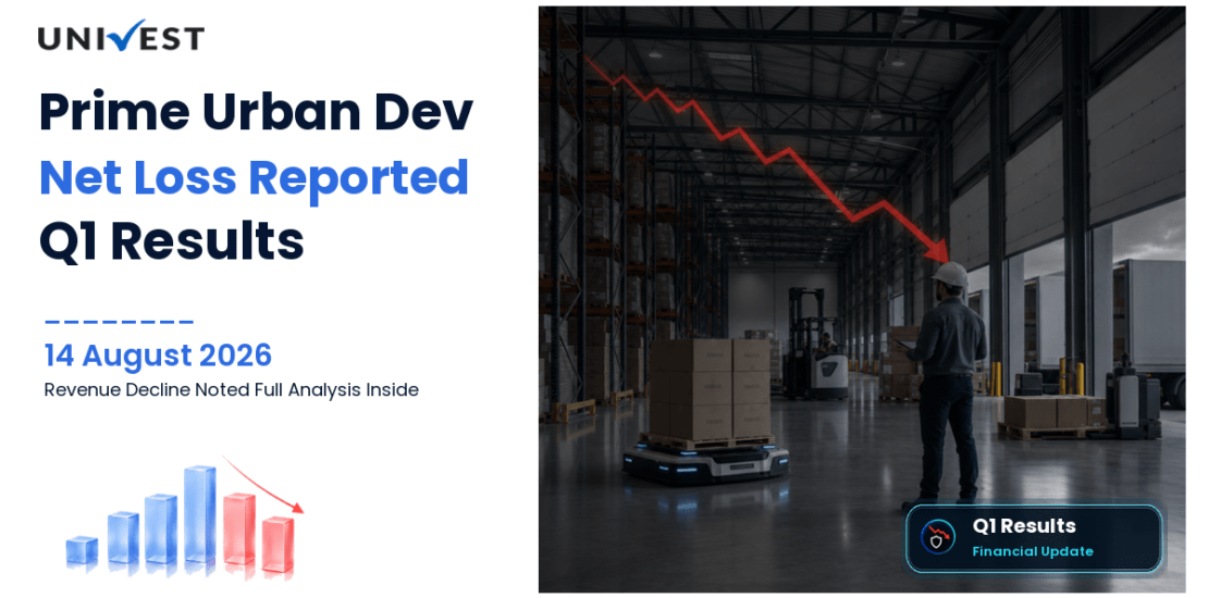 Prime Urban Dev Q1 Results FY27: Revenue Rs 0.88 crore, Net Loss Rs 0.16 Crore on Consolidated Basis