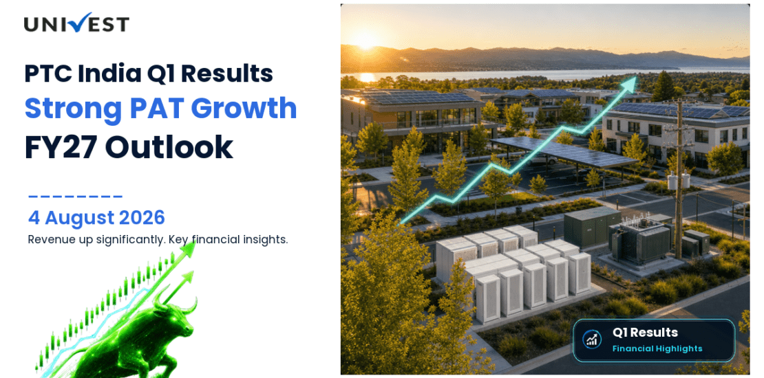 PTC India Q1 Results FY27: PAT at Rs 110 Cr for June 2026 Quarter