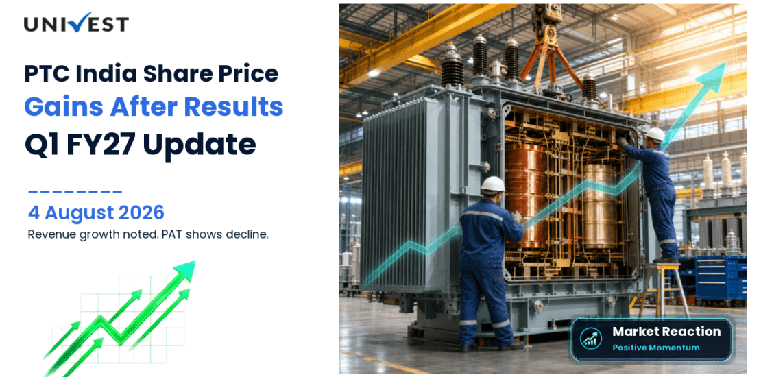 PTC India Share Price Gains 1.85% After Q1 FY27 Results on 4 August 2026
