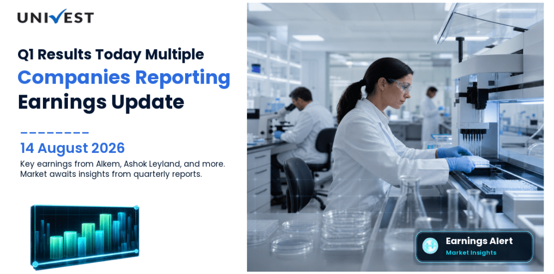 Q1 Results Today on 14 August 2026: Alkem Laboratories, Ashok Leyland, NMDC, Bharat Dynamics and 18 More Companies Announce Quarterly Earnings