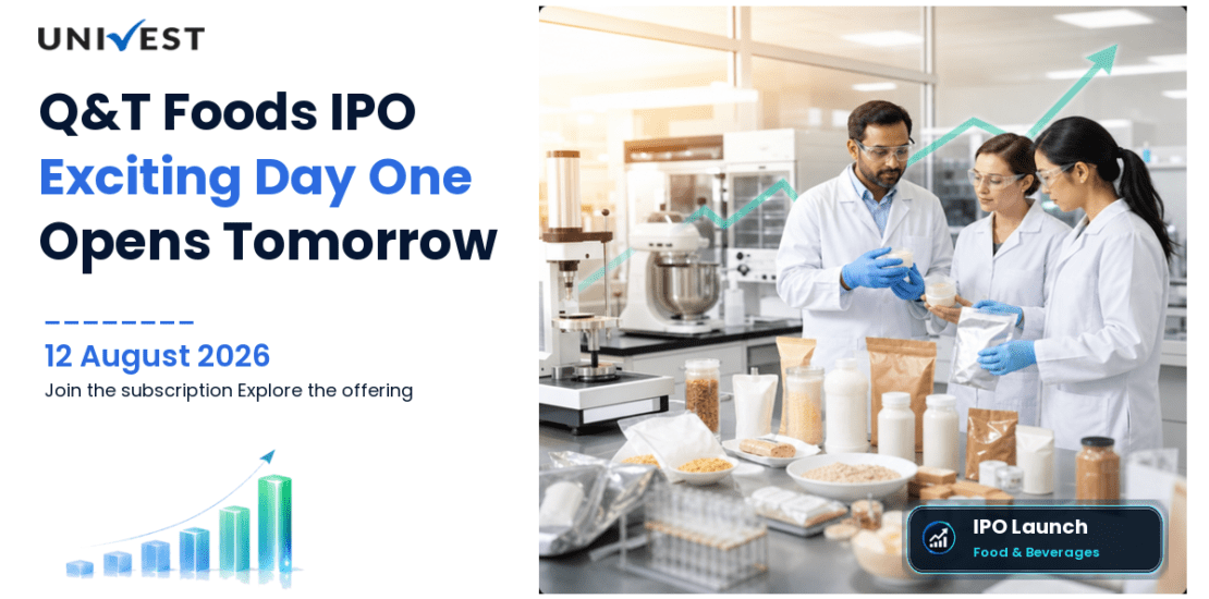 Q&T Foods Initial Public Offering Day 1 Opens 12 August 2026: Food and Beverages Company Lists on BSE SME Platform