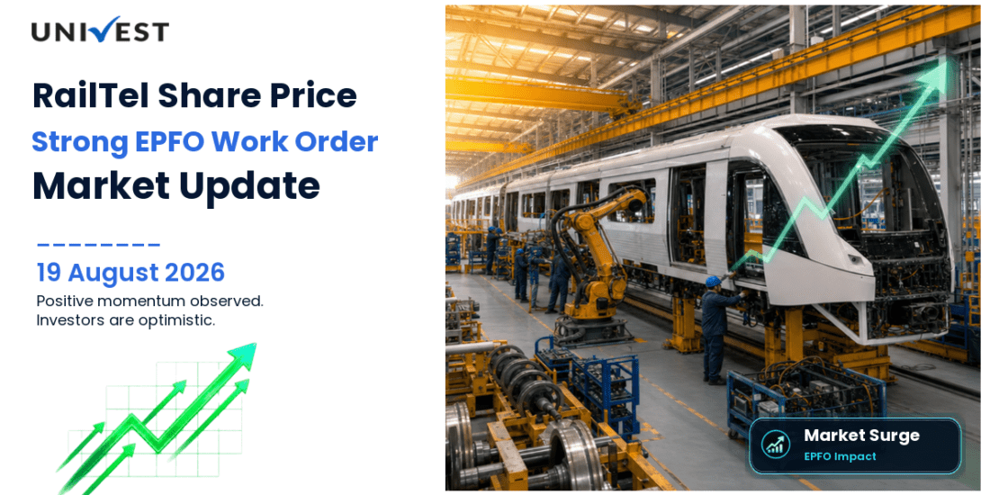 RailTel Share Price +3.91% on Rs 166.8 Cr EPFO Work Order 19 August 2026