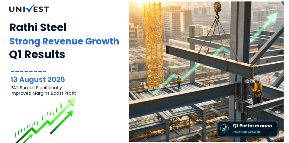 Rathi Steel Q1 FY27 Results: Revenue Grows 25% to Rs 193 Crore, PAT Rises 85% to Rs 3 Crore