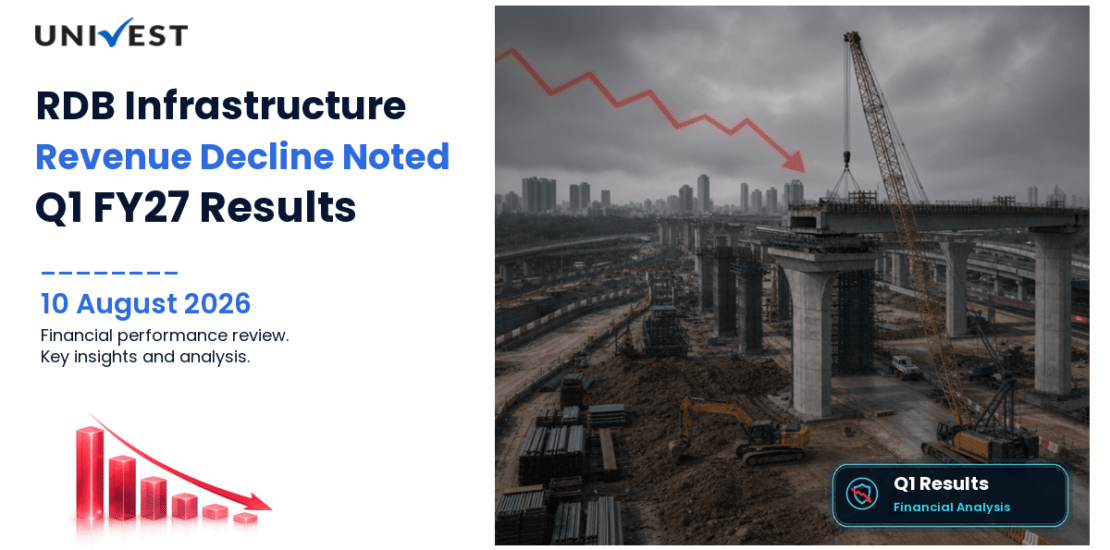 RDB Infrastructure Q1 FY27 Results: Revenue Rs 28 Cr, PAT Rs 4.00 Cr and Key Highlights