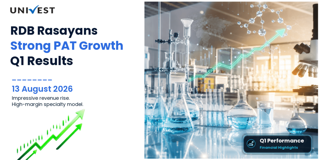 RDB Rasayans Q1 FY27 Results: PAT Grows 35% to Rs 11 Crore on Revenue of Rs 31 Crore
