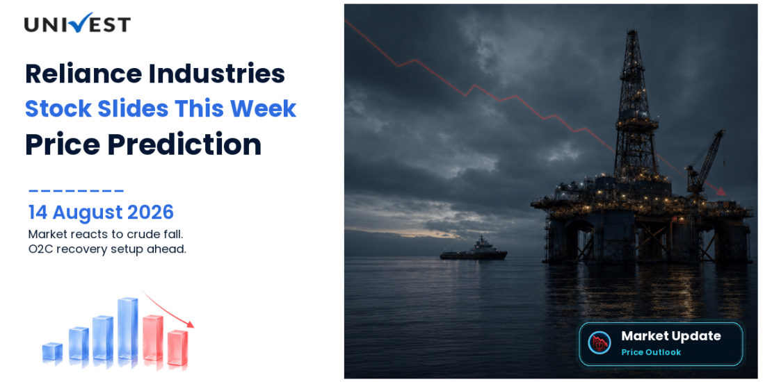 Reliance Industries Share Price Prediction for Monday, 17 August 2026: Stock Slides -0.90% to Rs 1,317 in Its Worst Week Session — Crude's -1.88% Thursday Fall Creates Friday O2C Recovery Setup