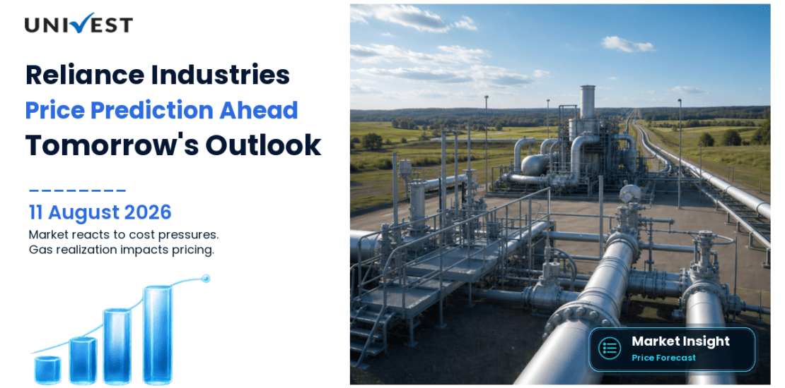 Reliance Industries Share Price Prediction for Tomorrow, 12 August 2026: Rs 1,323 Tests Crude Sensitivity as KG-D6 Gas Realization Benefit Meets O2C Cost Pressure