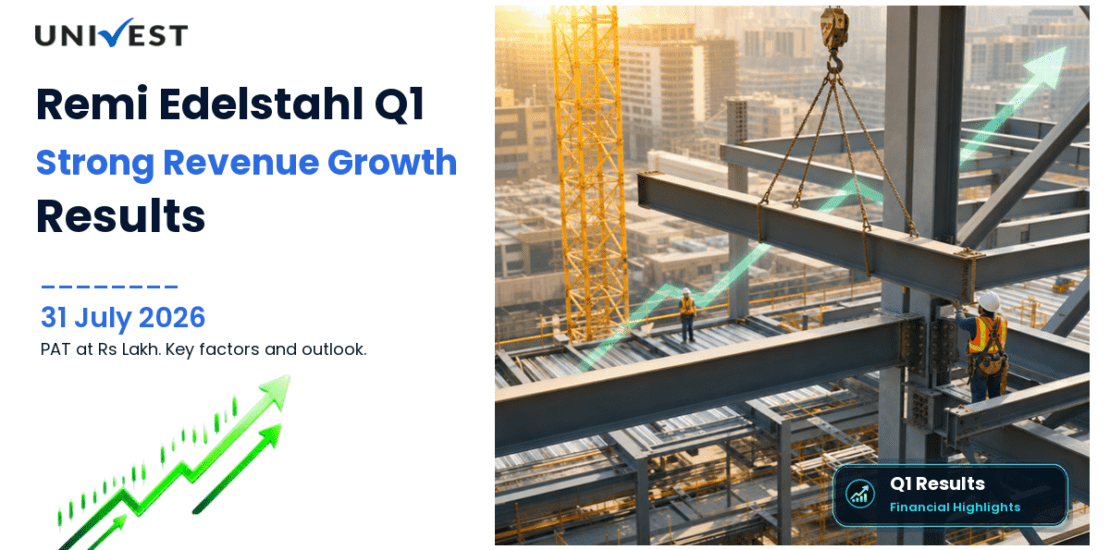 Remi Edelstahl Q1 Results FY27: PAT at Rs 45 Lakh for June 2026 Quarter