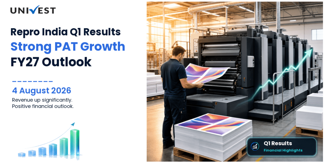 Repro India Q1 Results FY27: PAT at Rs 128 Cr for June 2026 Quarter