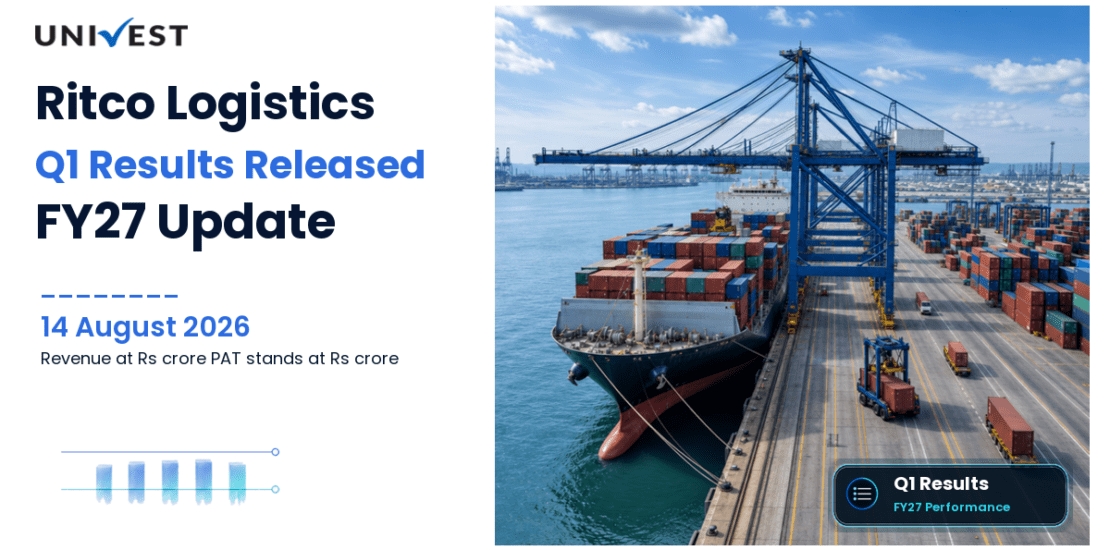 Ritco Logistics Q1 Results FY27: Revenue Rs 365 crore, PAT Rs 3 Crore