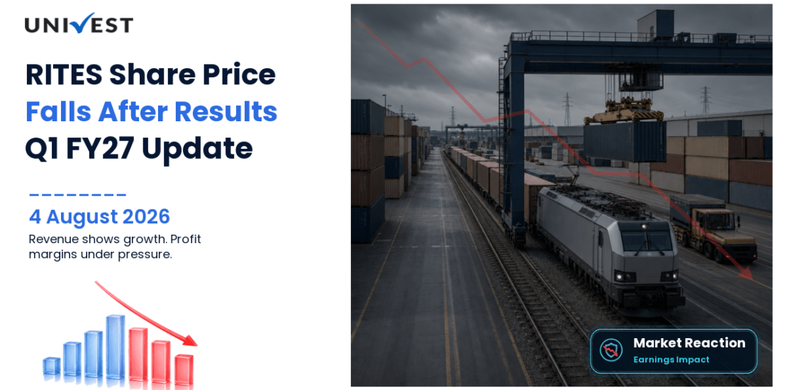 RITES Share Price Falls 1.45% After Q1 FY27 Results on 4 August 2026
