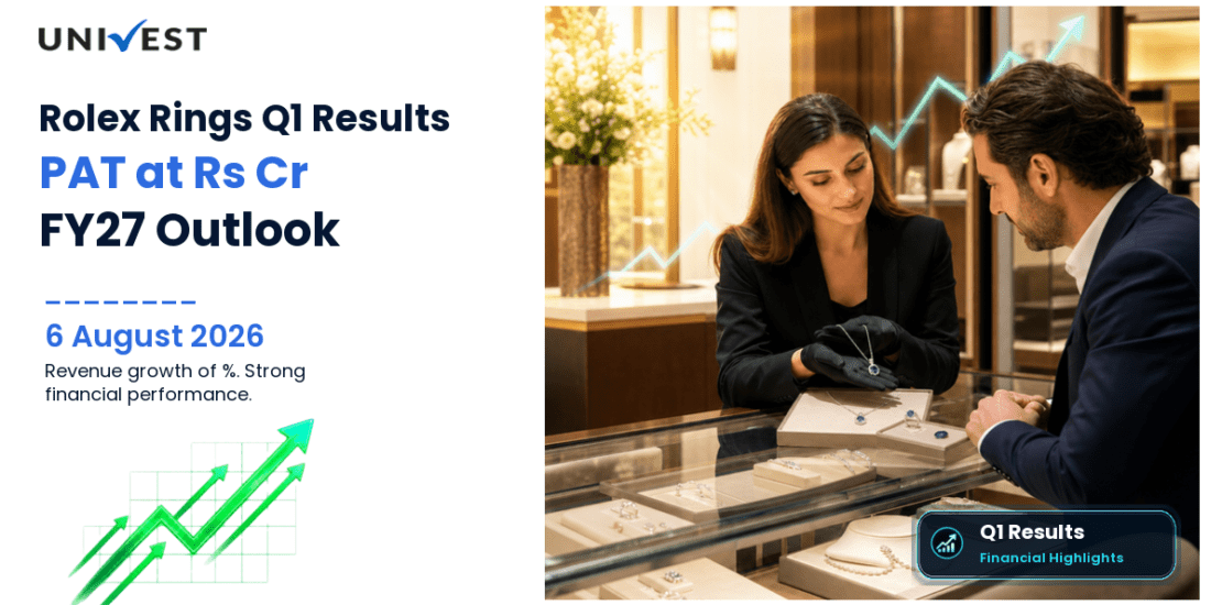 Rolex Rings Q1 Results FY27: PAT at Rs 60 Cr for June 2026 Quarter