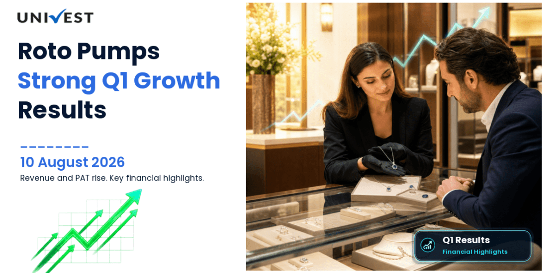 Roto Pumps Q1 FY27 Results: Revenue Rs 75 Cr, PAT Rs 9.00 Cr and Key Highlights