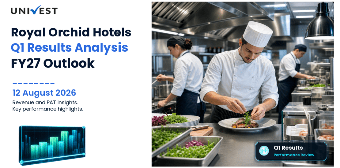 Royal Orchid Hotels Q1 FY27 Results: Revenue Rs 107 Cr, PAT Rs 5 Cr and Key Highlights