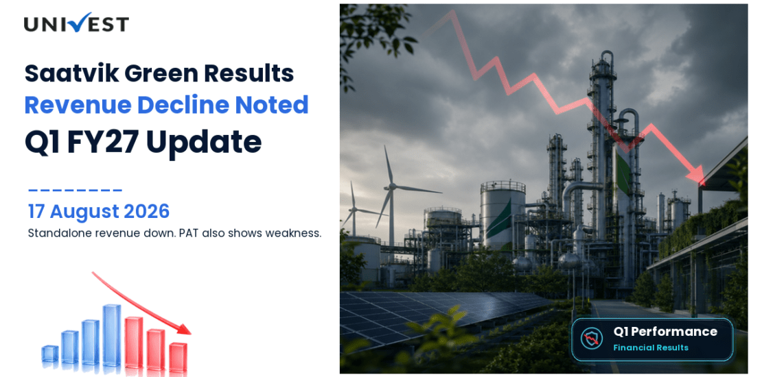 Saatvik Green Q1 FY27 Results: Revenue Rs 333 Cr, PAT Rs 7 Cr