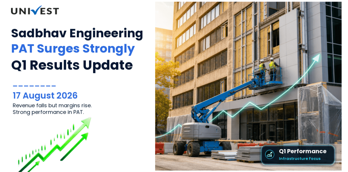 Sadbhav Engineering Q1 FY27 Results: Revenue Falls 8% to Rs 204 Crore, PAT Surges 48% to Rs 46 Crore