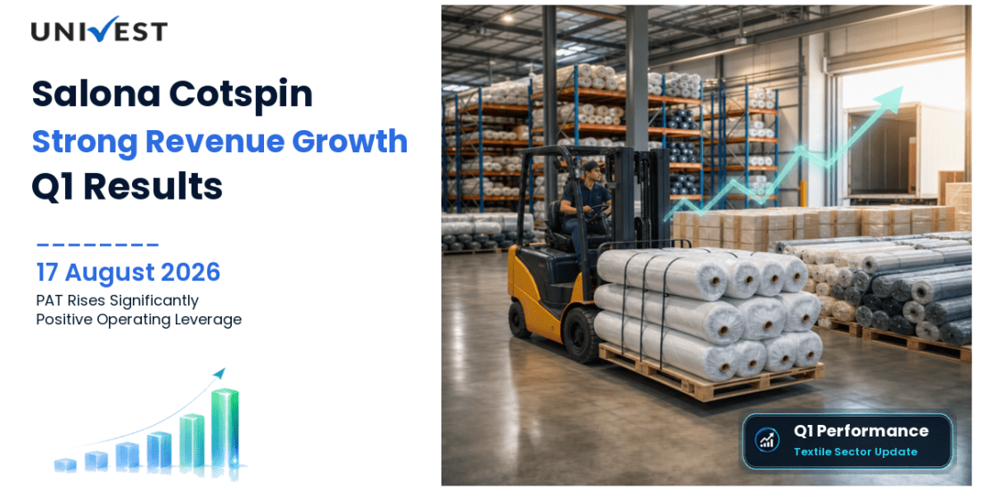 Salona Cotspin Q1 FY27 Results: Revenue Grows 25% to Rs 196 Crore, PAT Rises 47% to Rs 2 Crore