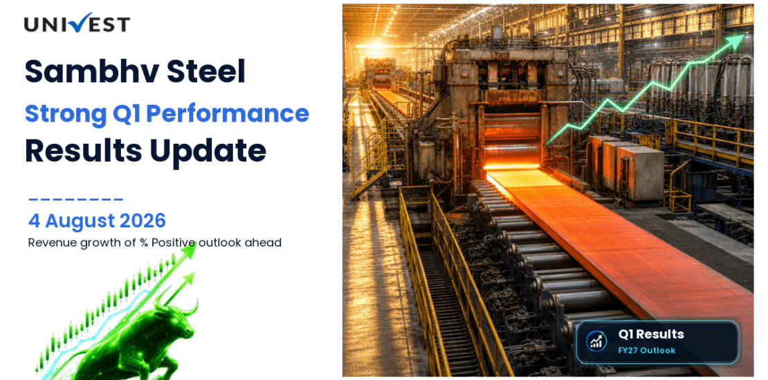 Sambhv Steel Q1 Results FY27: PAT at Rs 56 Cr for June 2026 Quarter