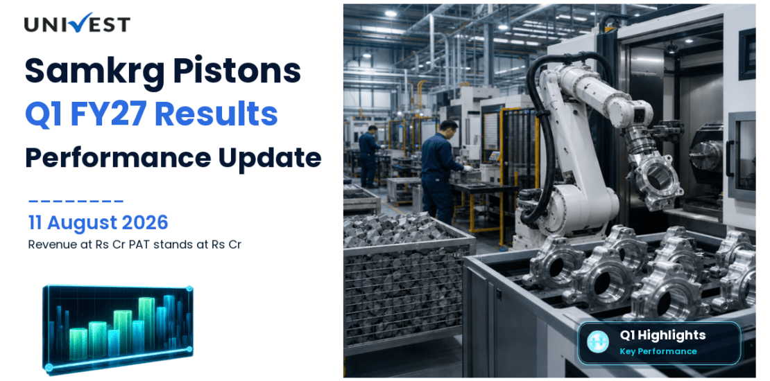 Samkrg Pistons Q1 FY27 Results: Revenue Rs 71 Cr, PAT Rs 2 Cr and Key Highlights
