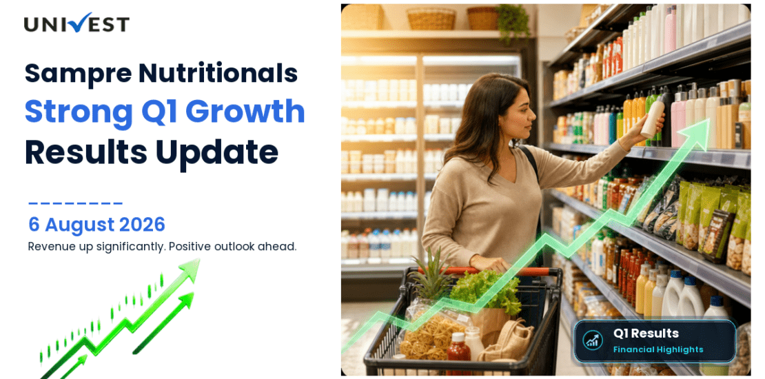 Sampre Nutritionals Q1 Results FY27: PAT at Rs 70 Lakh for June 2026 Quarter