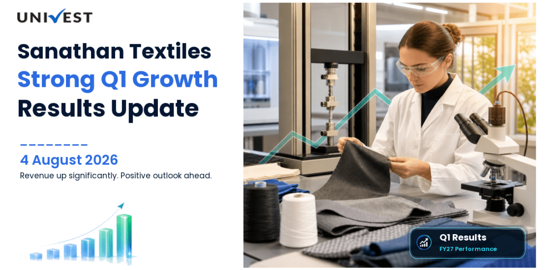Sanathan Textiles Q1 Results FY27: PAT at Rs 23 Cr for June 2026 Quarter