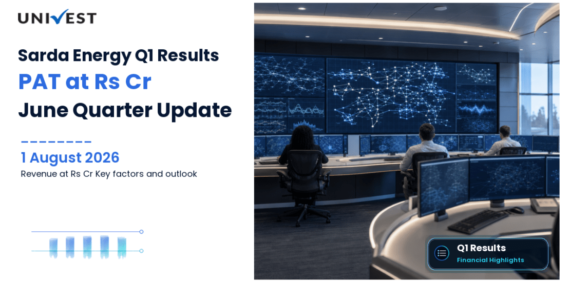 Sarda Energy Q1 Results FY27: PAT at Rs 462 Cr for June 2026 Quarter