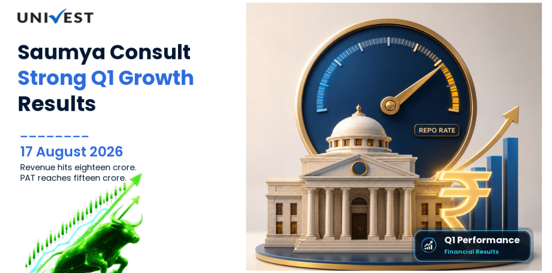Saumya Consult Q1 FY27 Results: Revenue Grows to Rs 18 Crore, PAT Pat 15 Crore