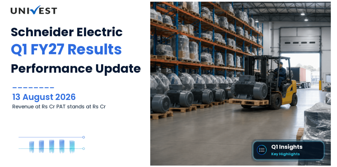 Schneider Electric President Systems Q1 FY27 Results: Revenue Rs 109 Cr, PAT Rs 4 Cr and Key Highlights