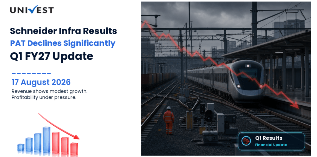 Schneider Infra Q1 FY27 Results: Revenue Rs 651 Cr, PAT Rs 12 Cr