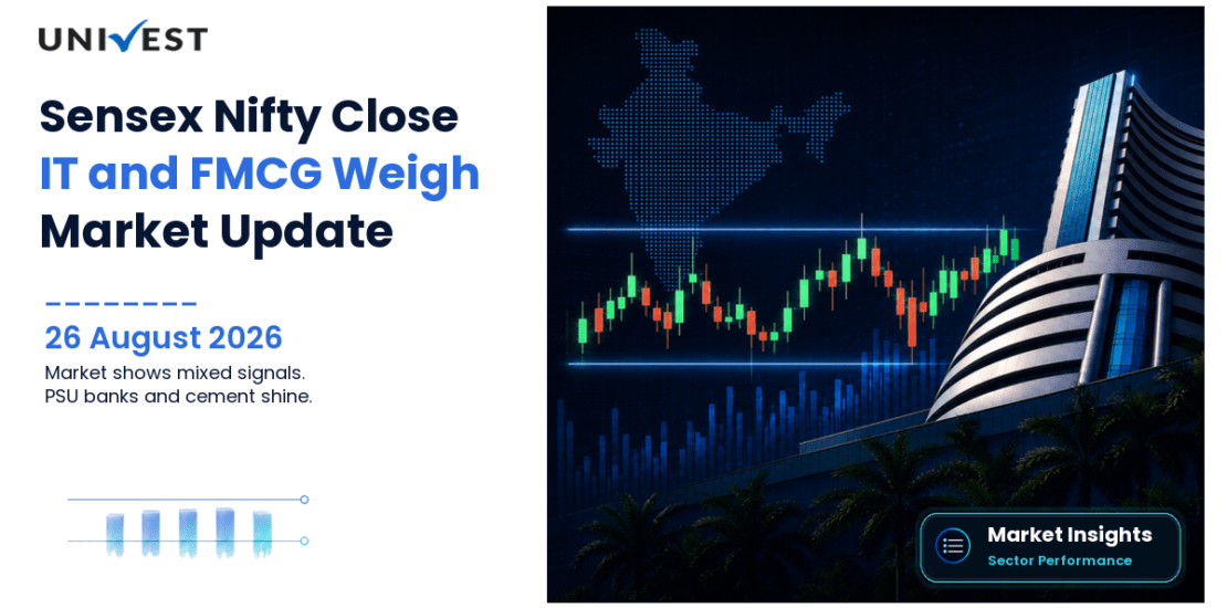 Sensex Nifty Today Close Higher on 26 August as IT and FMCG Stocks Cap the Rally