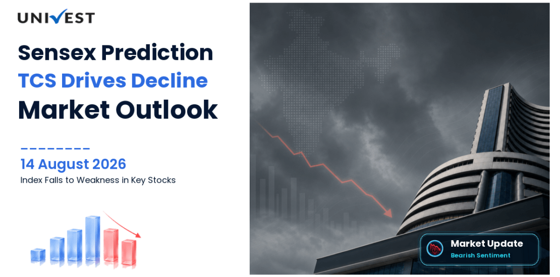 Sensex Prediction for Monday, 17 August 2026: Index Falls to 77,931 as TCS -0.80% Reverses Thursday's Anomalous Green Close — Three-Day Break Sets Up the Week Two Narrative