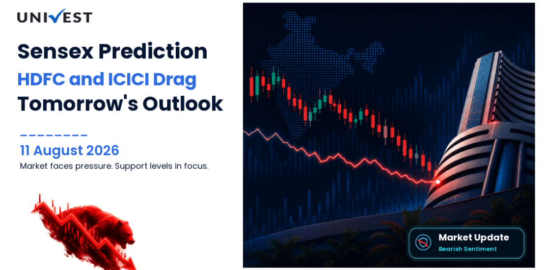Sensex Prediction for Tomorrow, 12 August 2026: Index at 78,154 After 388-Point Decline as HDFC Bank and ICICI Bank Weigh More on Sensex Than Nifty
