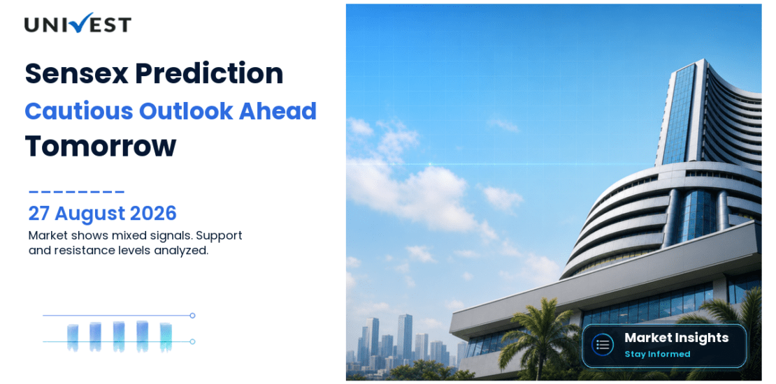 Sensex Prediction for Tomorrow: Outlook for 27 August 2026