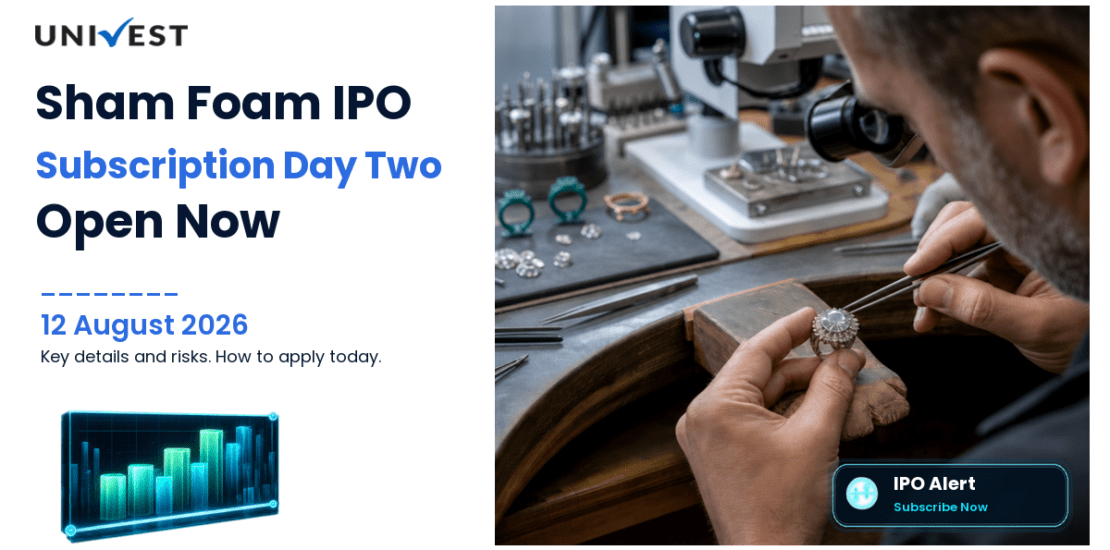 Sham Foam Initial Public Offering Day 2 Subscription Open 12 August 2026: Foam Manufacturer Lists on BSE SME Platform