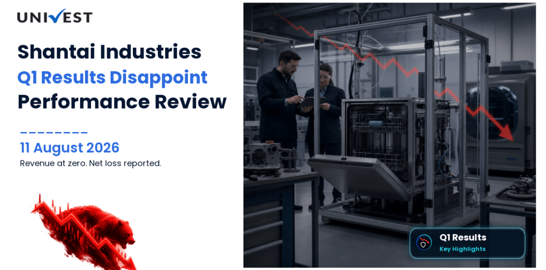 Shantai Industries Q1 FY27 Results: Revenue Rs 0.00 Cr, Net Loss Rs 0.05 Cr and Key Highlights
