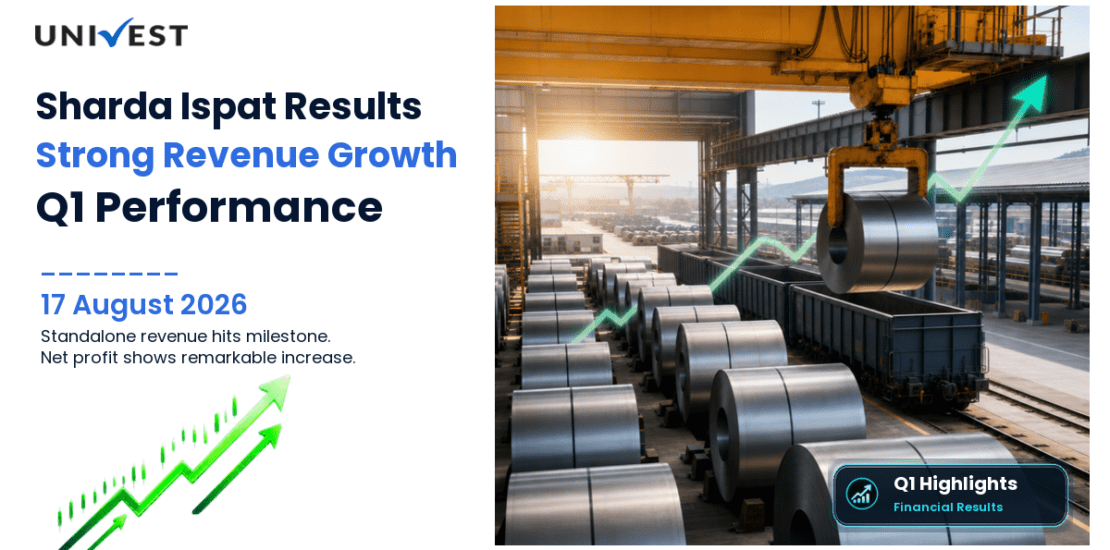 Sharda Ispat Q1 FY27 Results: Revenue Grows to Rs 71 Crore, PAT Pat 1 Crore