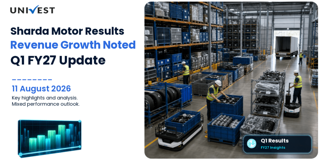 Sharda Motor Q1 FY27 Results: Revenue Rs 1,011 Cr, PAT Rs 85 Cr and Key Highlights