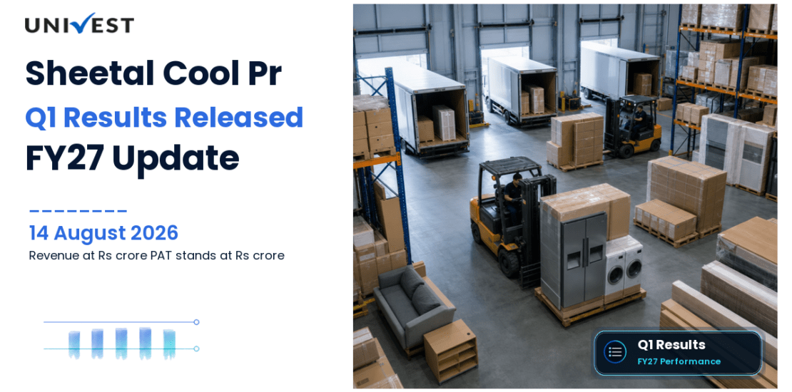 Sheetal Cool Pr Q1 Results FY27: Revenue Rs 132 crore, PAT Rs 6 Crore