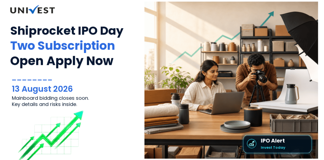 Shiprocket Initial Public Offering Day 2 Subscription Open 13 August 2026: India's E-Commerce Logistics Leader Closes Mainboard Bidding on 14 August