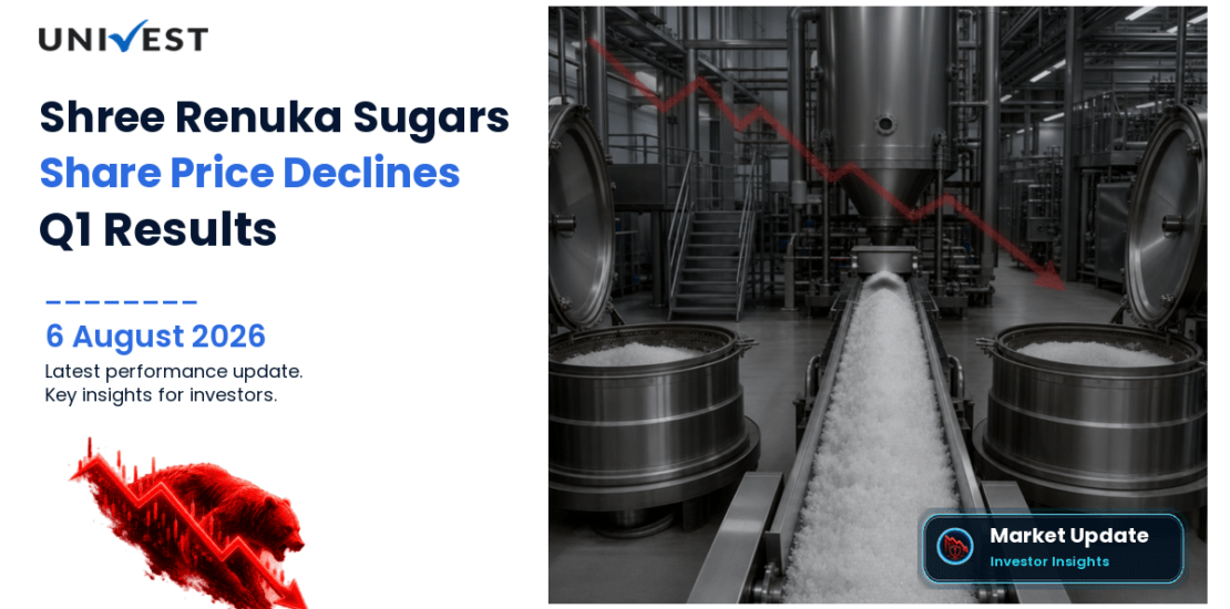 Shree Renuka Sugars Share Price Falls 1.66% After Q1 FY27 Results