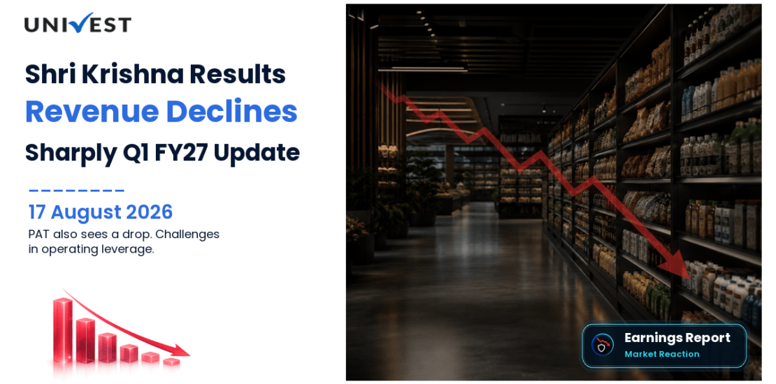 Shri Krishna Q1 FY27 Results: Revenue Falls 21% to Rs 3 Crore, PAT Declines to Rs 92 Lakh