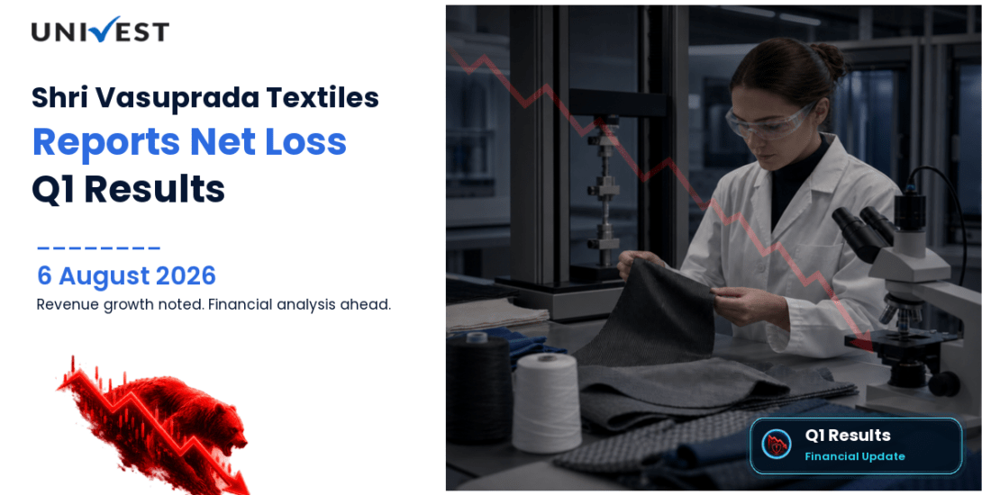 Shri Vasuprada Textiles Q1 Results FY27: Net Loss of Rs 1 Cr for June 2026 Quarter