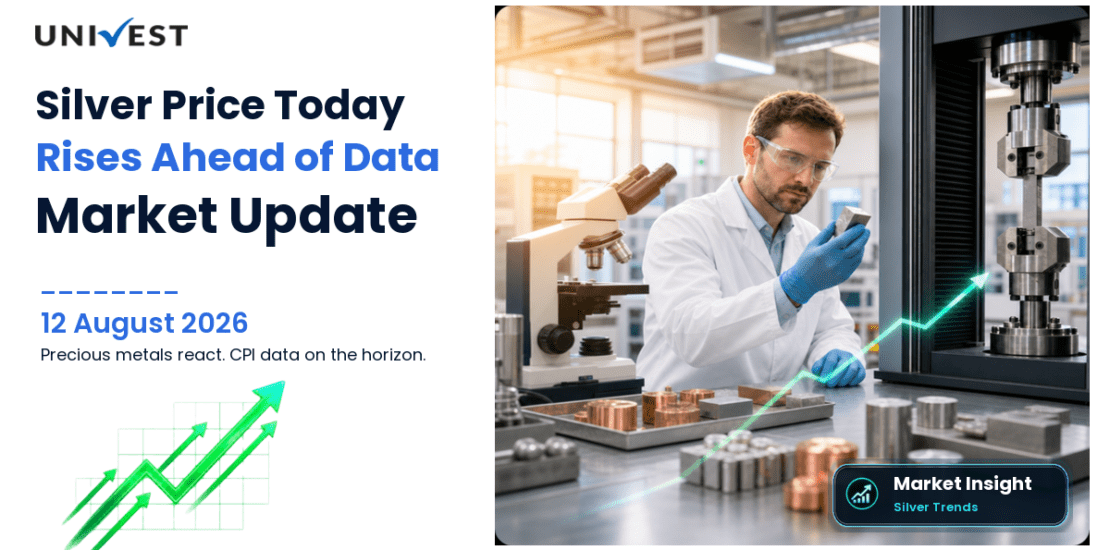 Silver Price Today on 12 August 2026 Rises to $64.72 Per Ounce as Global Commodity Markets Await US CPI Inflation Data Release