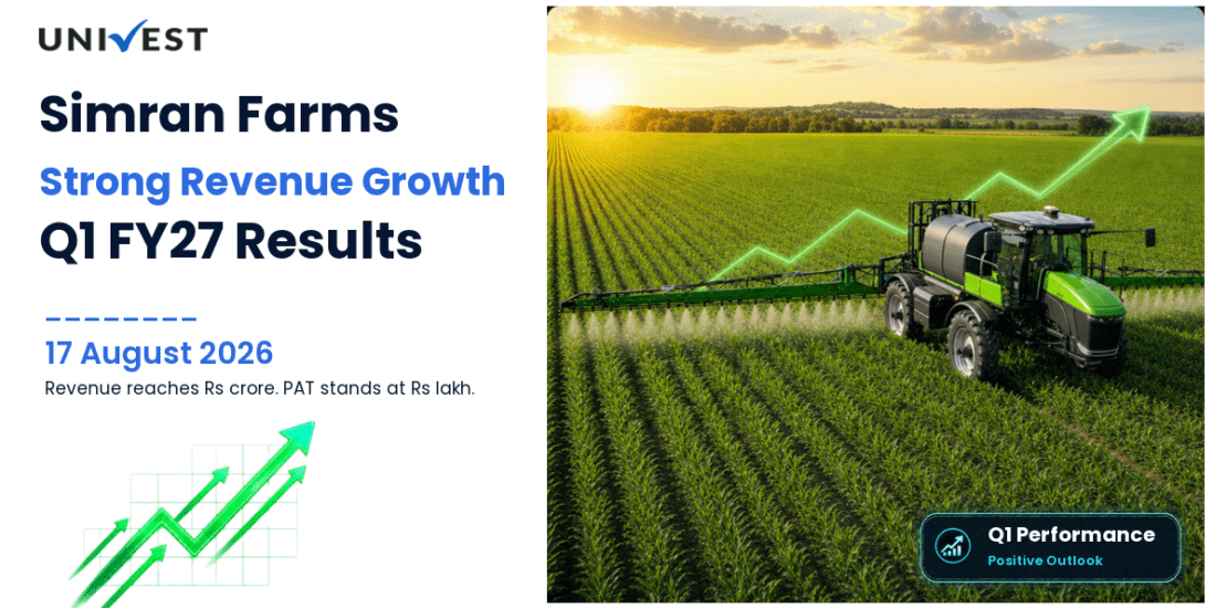 Simran Farms Q1 FY27 Results: Revenue Grows to Rs 213 Crore, PAT Pat 83 Lakh